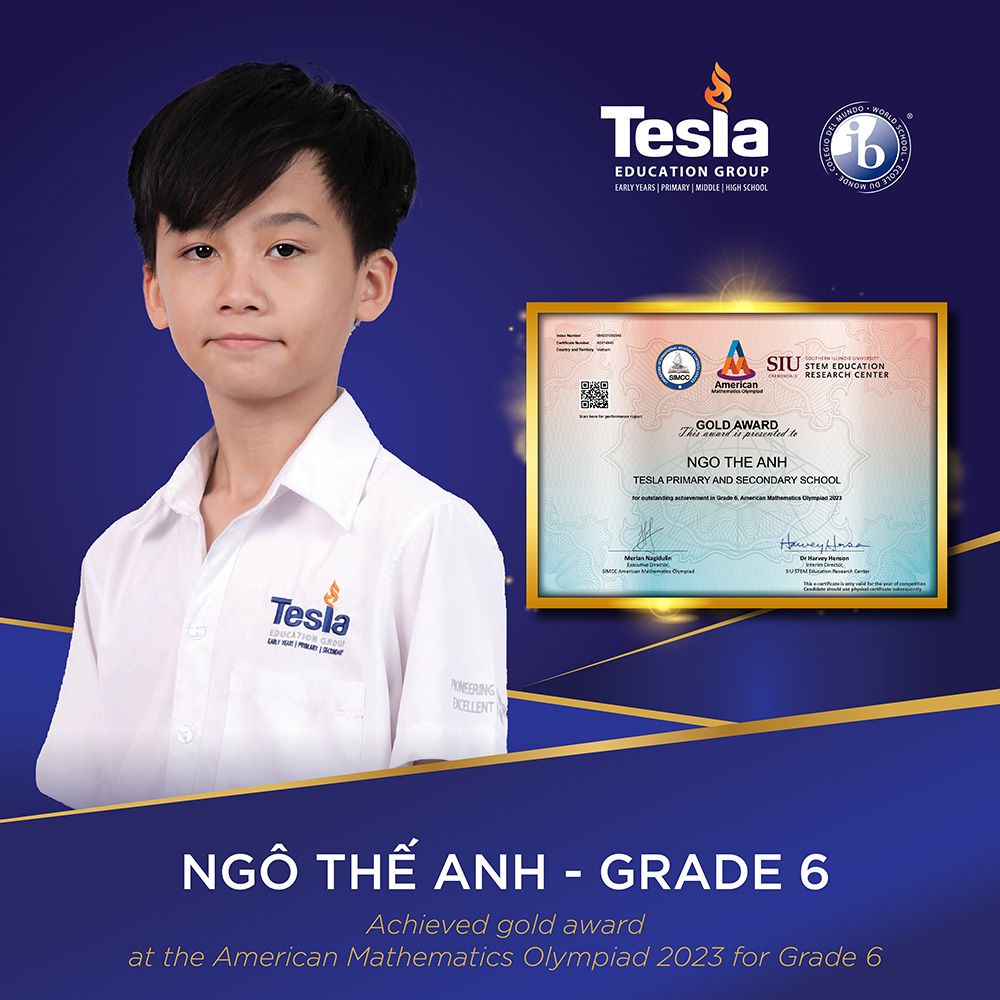 Outstanding achievements of Tesla Education students